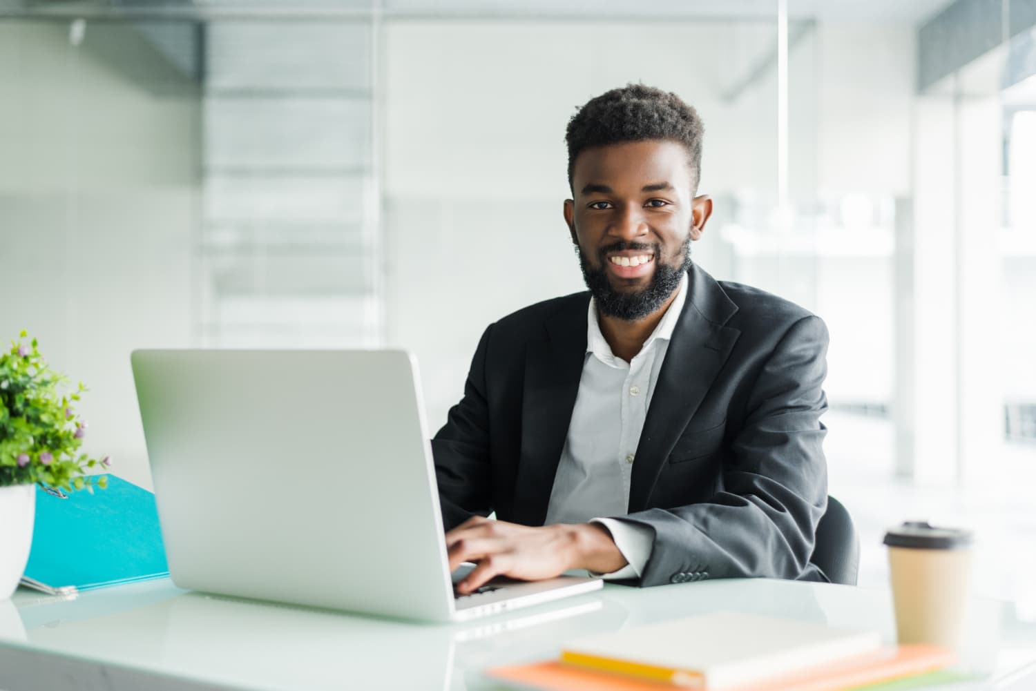 man on laptop